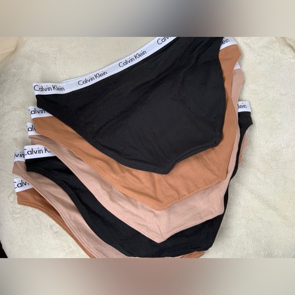 (6) Calvin Klein Women`s Carousel Cotton Bikini Panty - Picture 8 of 10